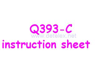 Wltoys Q393 Q393-A Q393-C Q393-E drone spare parts instruction sheet (Q393-C) - Click Image to Close